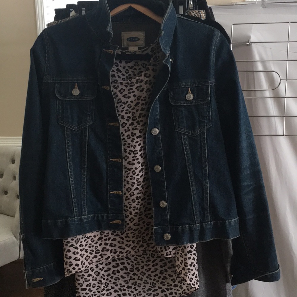 Old Navy Dark Denim Jacket Small